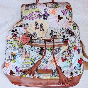 HTF Dooney and Bourke Sketch Backpack Purse